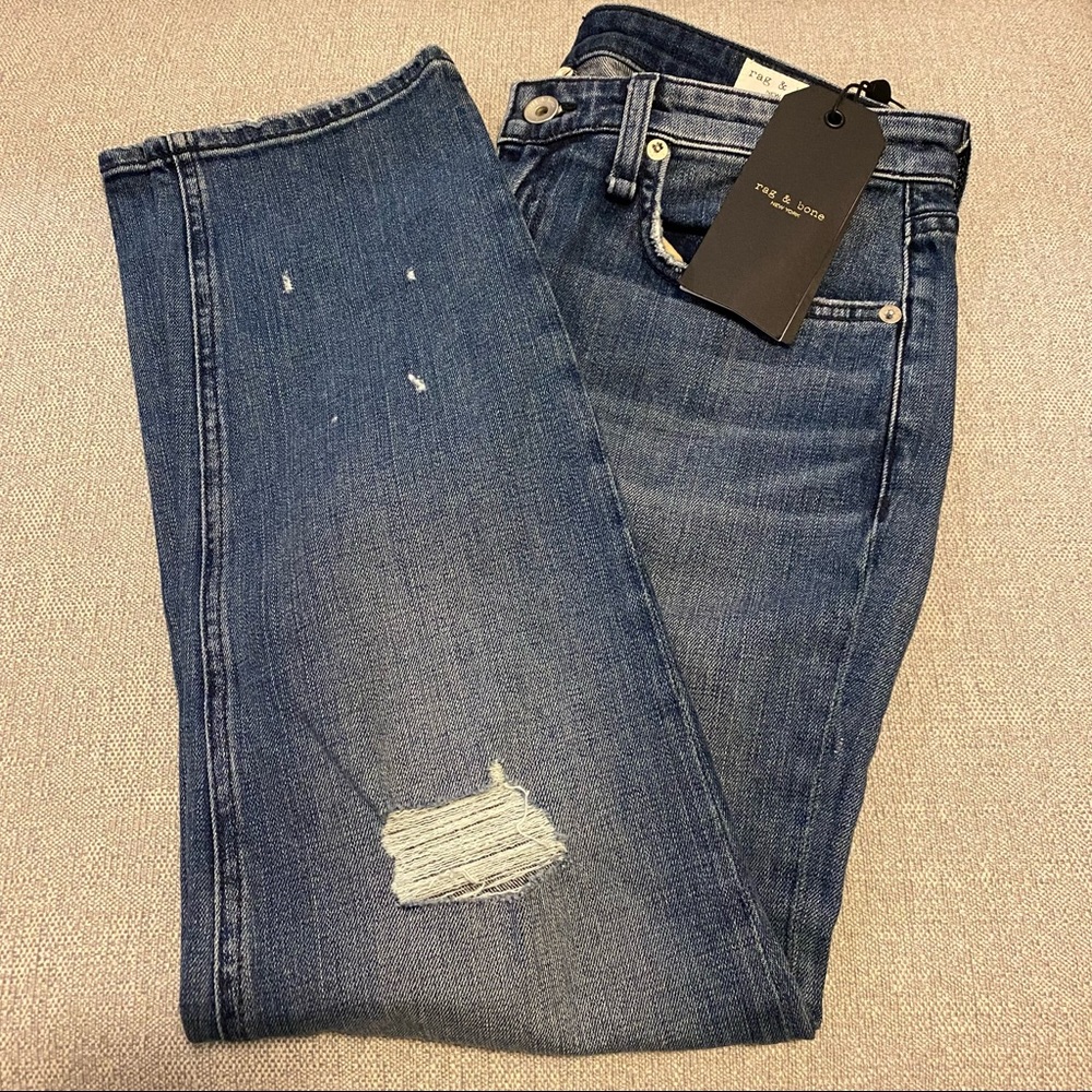 Rag & Bone Dre Low-rise Boyfriend Jeans sz. 26